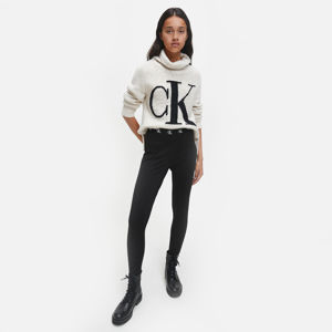 Calvin Klein dámský béžový rolák - XS (AEO)
